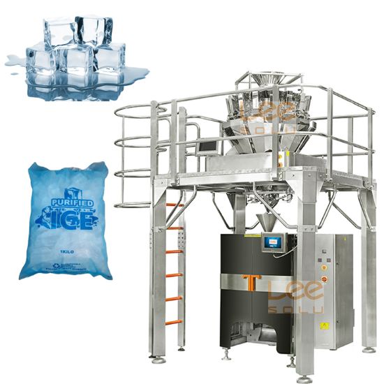 Automatic Ice Cube Packing Machine – Multiheaded Weigher