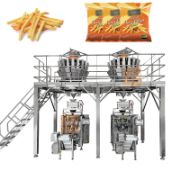 VFFS Snack Packing Machine with Multihead Weigher & Metal Detector