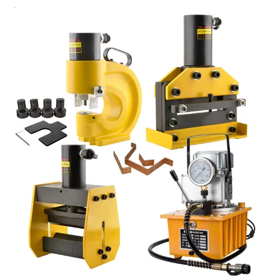 Three-in-One Hydraulic Busbar Processing Machine (200mm)