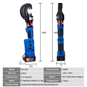GS-400C Battery Hydraulic Cable Crimping Tool (120kN)