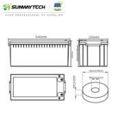 24V 200Ah LiFePO4 Rechargeable Battery – 5.12kWh