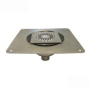 Anti-Odor Water seal Floor Drain with Flange for Outdoor Kitchen Use