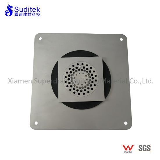 Anti-Odor Water seal Floor Drain with Flange for Outdoor Kitchen Use