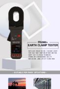 Digital Ground Resistance Clamp Meter with LCD