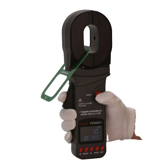 Digital Ground Resistance Clamp Meter with LCD