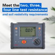 FR3010 Digital Ground & Soil Resistance Tester