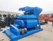 High-efficiency JS1000 concrete mixer for commercial construction and ready-mix plants
