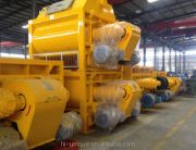 JS2000 high-capacity concrete mixer with 2m³ discharging volume for industrial and commercial applications
