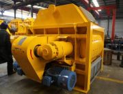 JS2000 high-capacity concrete mixer with 2m³ discharging volume for industrial and commercial applications