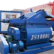 High-efficiency JS1000 concrete mixer for commercial construction and ready-mix plants