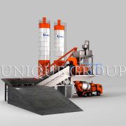 Fully integrated mobile mixing solution with 35 cubic meters per hour capacity for on-site concrete production