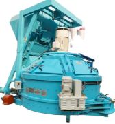 High-performance JN500 vertical pan mixer for concrete production in block plants and precast applications