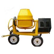 UT350 compact mixer with 350-liter drum for efficient concrete mixing in light construction jobs
