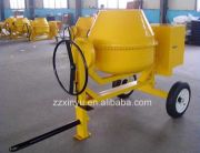 UT350 compact mixer with 350-liter drum for efficient concrete mixing in light construction jobs