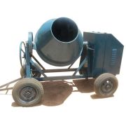 UT350 compact mixer with 350-liter drum for efficient concrete mixing in light construction jobs