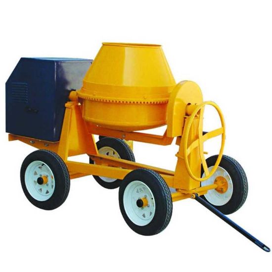 UT500 high-capacity 2-bag mixer with 500-liter drum for medium-scale concrete projects