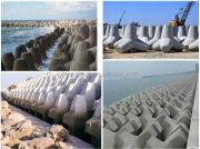 Durable ST Tetrapod mold for high-volume precast concrete production