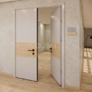 Antique Style Wooden Entry Door