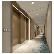 Hotel Wooden Fireproof Door