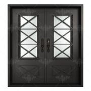 Antique Wrought Iron Door