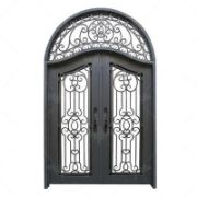 Antique Wrought Iron Door
