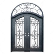 European Wrought Iron Entrance Door