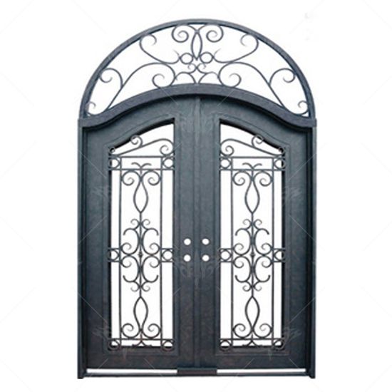 European Wrought Iron Entrance Door