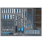 371-Piece CR-V Tool Kit with Sickle & Pickaxe