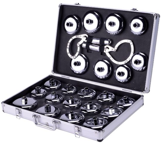 24-Piece Adjustable Oil Filter Wrench Kit