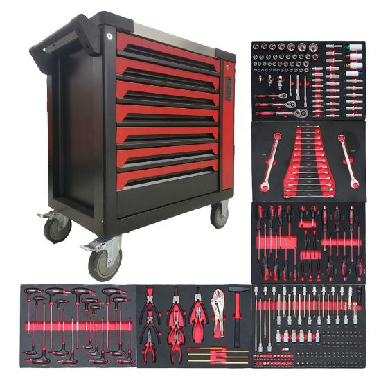 8-Drawer Steel Tool Cabinet for Storage