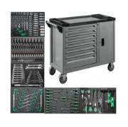7-Drawer Tool Cabinet + 202-Piece Mechanic Tool Set