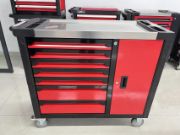 8-Drawer Heavy-Duty Tool Cabinet + 258-Piece Mechanic Tool Set