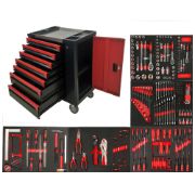 8-Drawer Tool Cabinet + 201-Piece CR-V Repair Kit