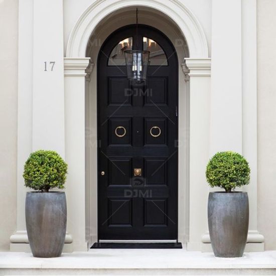 Wooden Arched Exterior Door