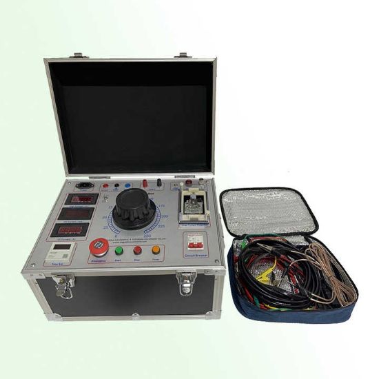 Portable high-voltage cable withstand tester for AC/DC insulation testing