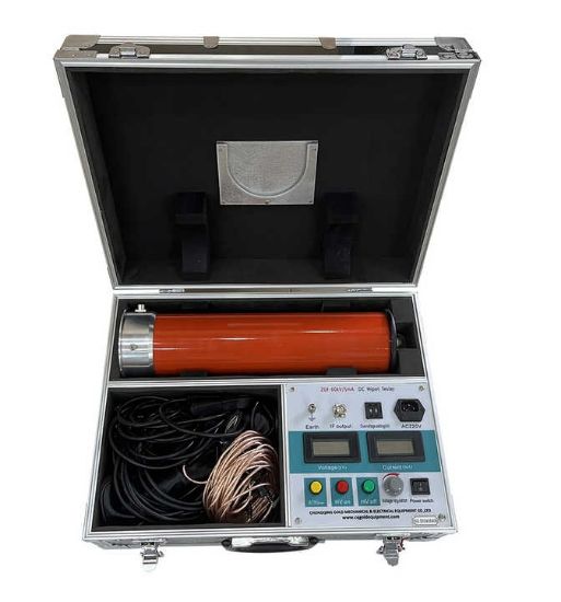 Compact DC high-voltage generator for cable and transformer insulation testing