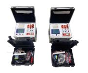 Advanced calibrator for CT/PT ratio, phase angle, and relay testing
